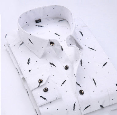 Men's Premium Floral Print Dress Shirt | Slim Fit Long Sleeve Flower Patterned Shirt | Stylish Hawaiian Vibe Casual Shirt for Men