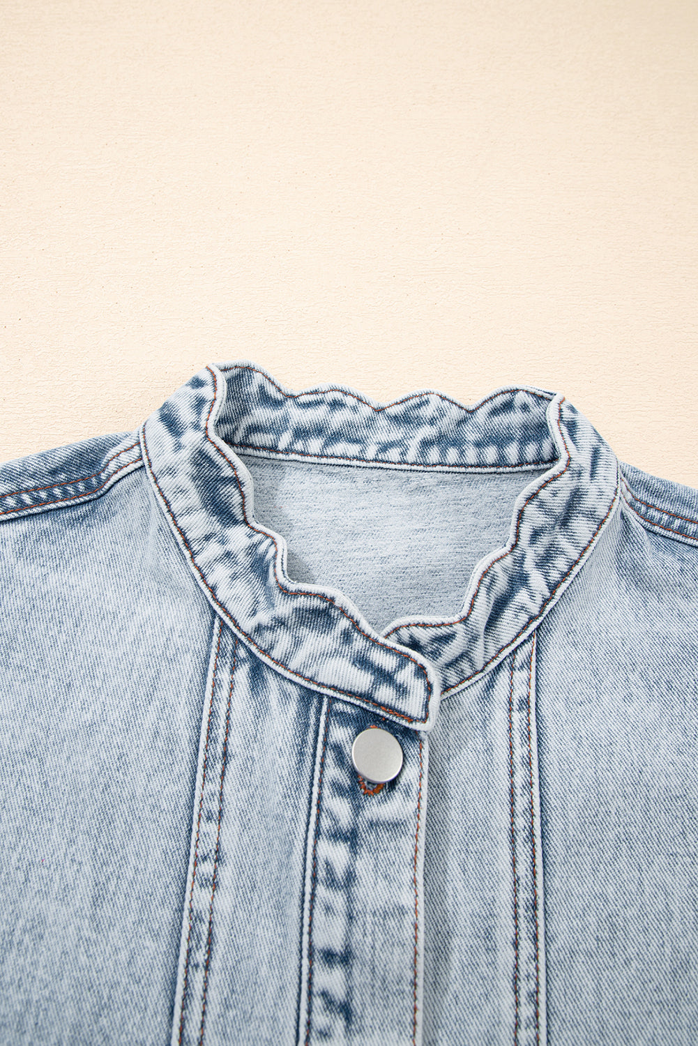 Threaded Pear Ava Trim Patch Front Vest
