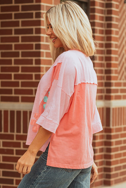 Threaded Pear Wrenleigh Sleeve Oversized T Shirt