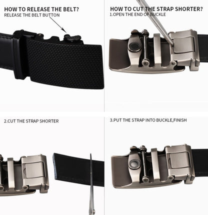 Premium Men’s Pin Buckle Leather Belt | Classic Professional Formal Belt for Men | Durable Business Casual Waistband | High-Quality Men's Dress Belt with Zinc Alloy Buckle
