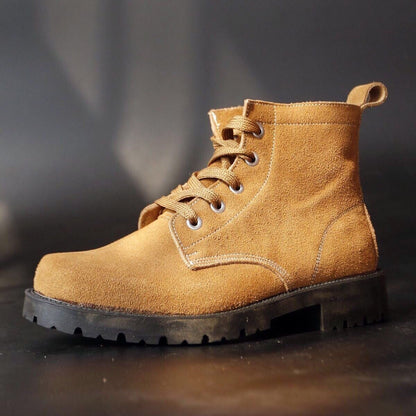 Fluffy Breathable Construction-Site Protective Big-Head Safety Shoes