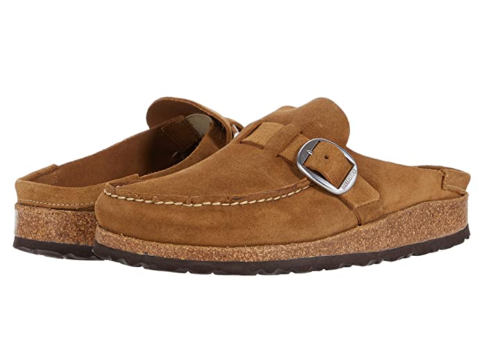 Birkenstock Buckley Suede Leather Clogs