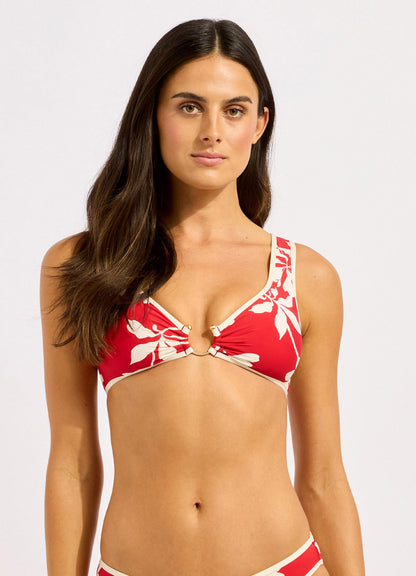 Mayflower Ring Front Tank Bikini Top
