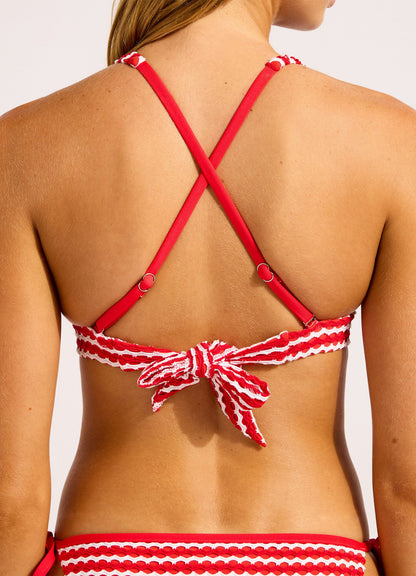 Mesh Effect Multi Fit Triangle Bikini Top