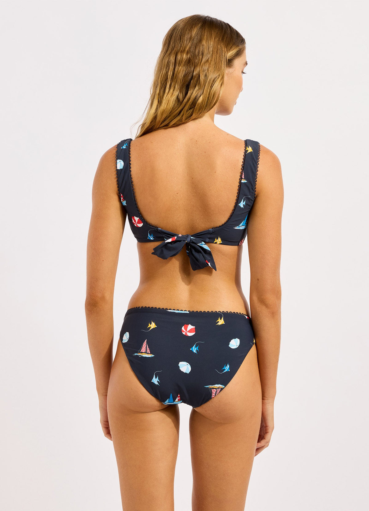 Beachclub Square Neck Tank Bikini Top