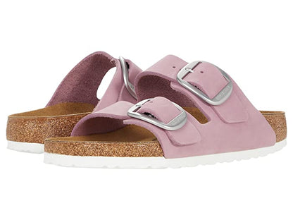 Birkenstock Arizona Big Buckle Nubuck Leather Orchid