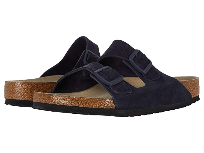 Birkenstock Arizona Soft Footbed Suede Leather Clogs
