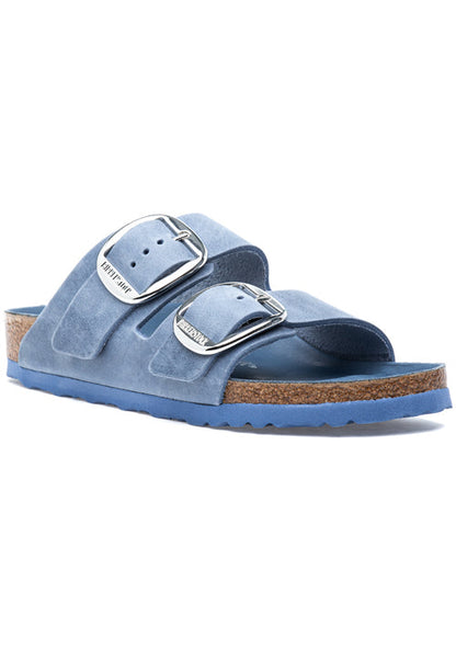 Birkenstock Arizona Big Buckle Oiled Leather Dusty Blue