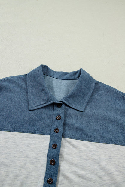 Threaded Pear Ivey Collar Short Sleeve Top
