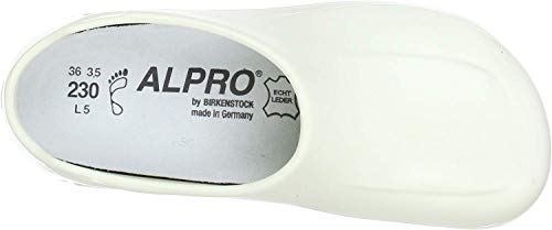 Birkenstock Unisex A640 Steel Toe Polyurethane White