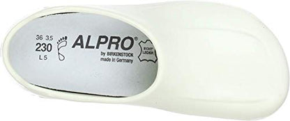 Birkenstock Unisex A640 Steel Toe Polyurethane White