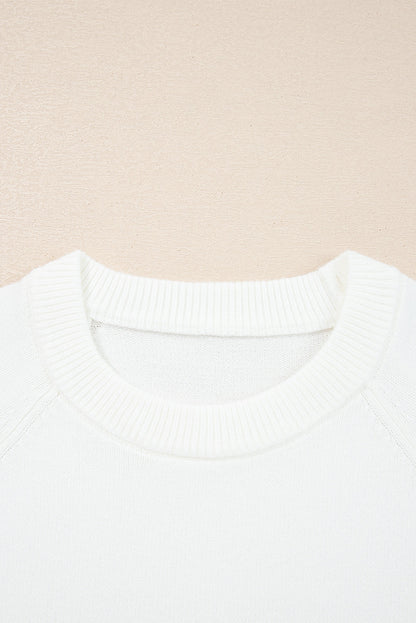 Threaded Pear Merry Christmas Raglan Sleeve Sweater