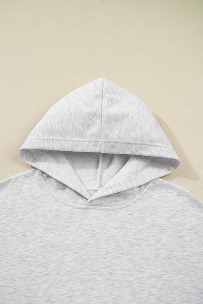 Threaded Pear Sophia Patchwork asymmetric Sleeve PLUS Hoodie