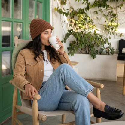 Anna-Kaci Soft Knit Winter Beanie with Warm Thick Ribbed Texture