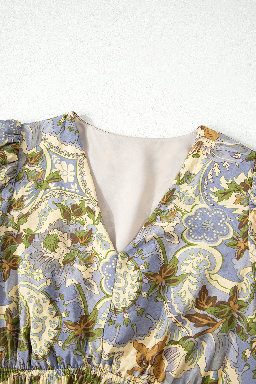 Threaded Pear Nora Puff Sleeve Long Dress
