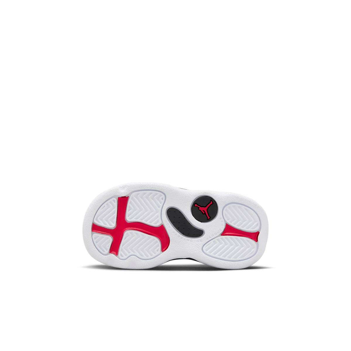 Air Jordan Toddlers Retro 6 Rings 'Black White University Red Td' Sneakers