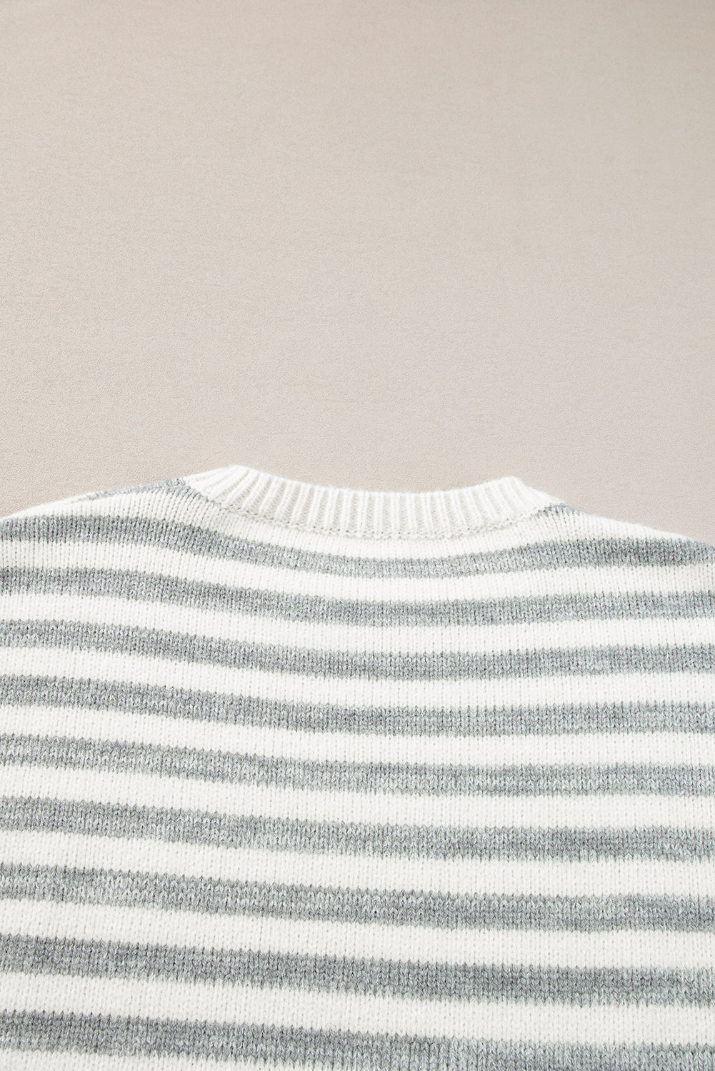 Threaded Pear Dylan Stripe Drop Shoulder Sweater