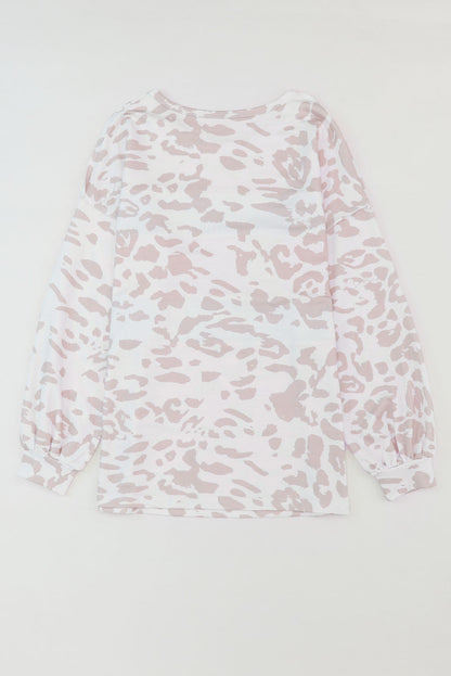 Threaded Pear Logan Puff Sleeve Knit Top