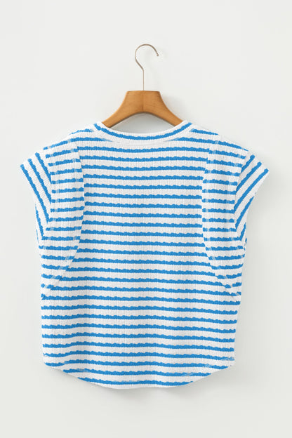 Threaded Pear Maddie Sleeve Patchwork T Shirt