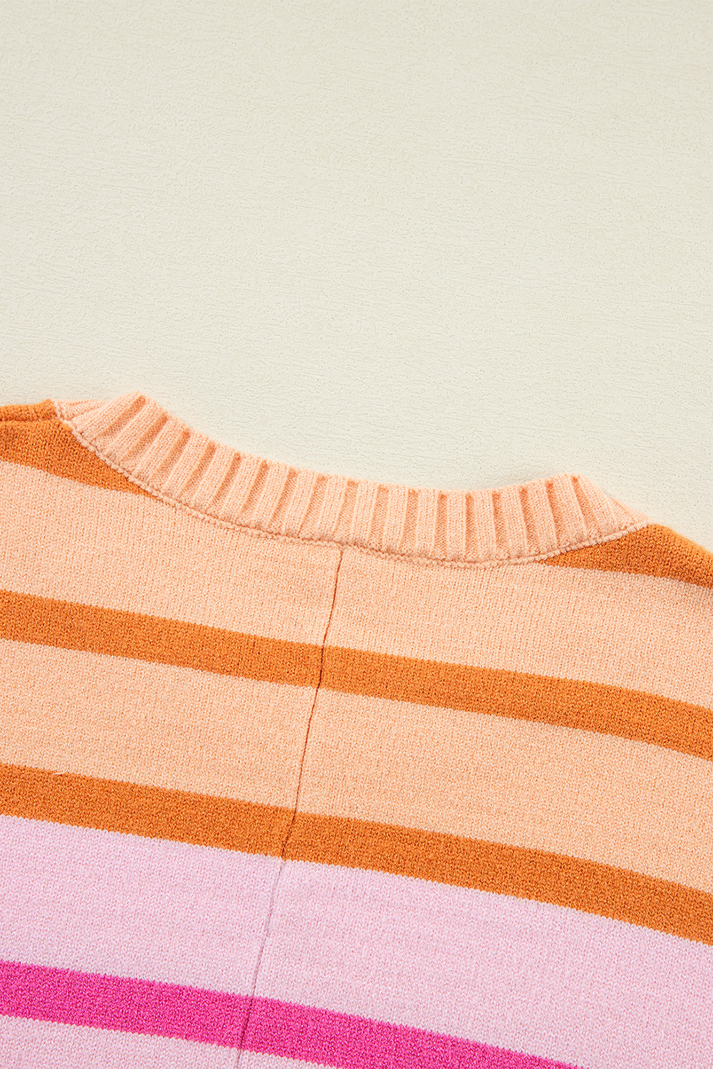 Threaded Pear Sophia Ribbed Edge Loose Sweater