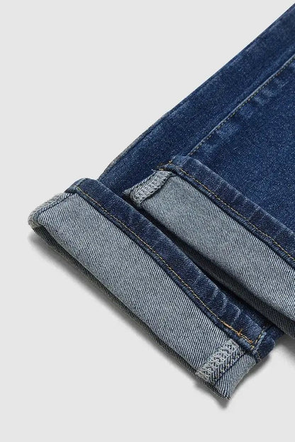Women’s Premium Jeans T216 | High-Sense Light Blue Slim-Straight Denim | Elegant High-Waisted Women's Trousers | Trendy Sculpted Fit Casual Jeans | 2026 Modern Fashion Denim Collection