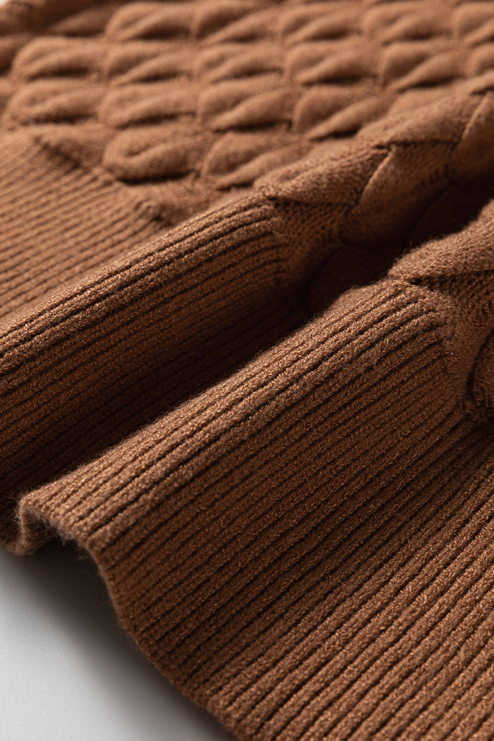 Threaded Pear Malaysia Ribbed Short Sleeve Sweater