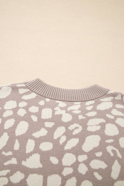 Threaded Pear Avery Trim Drop Shoulder Sweater