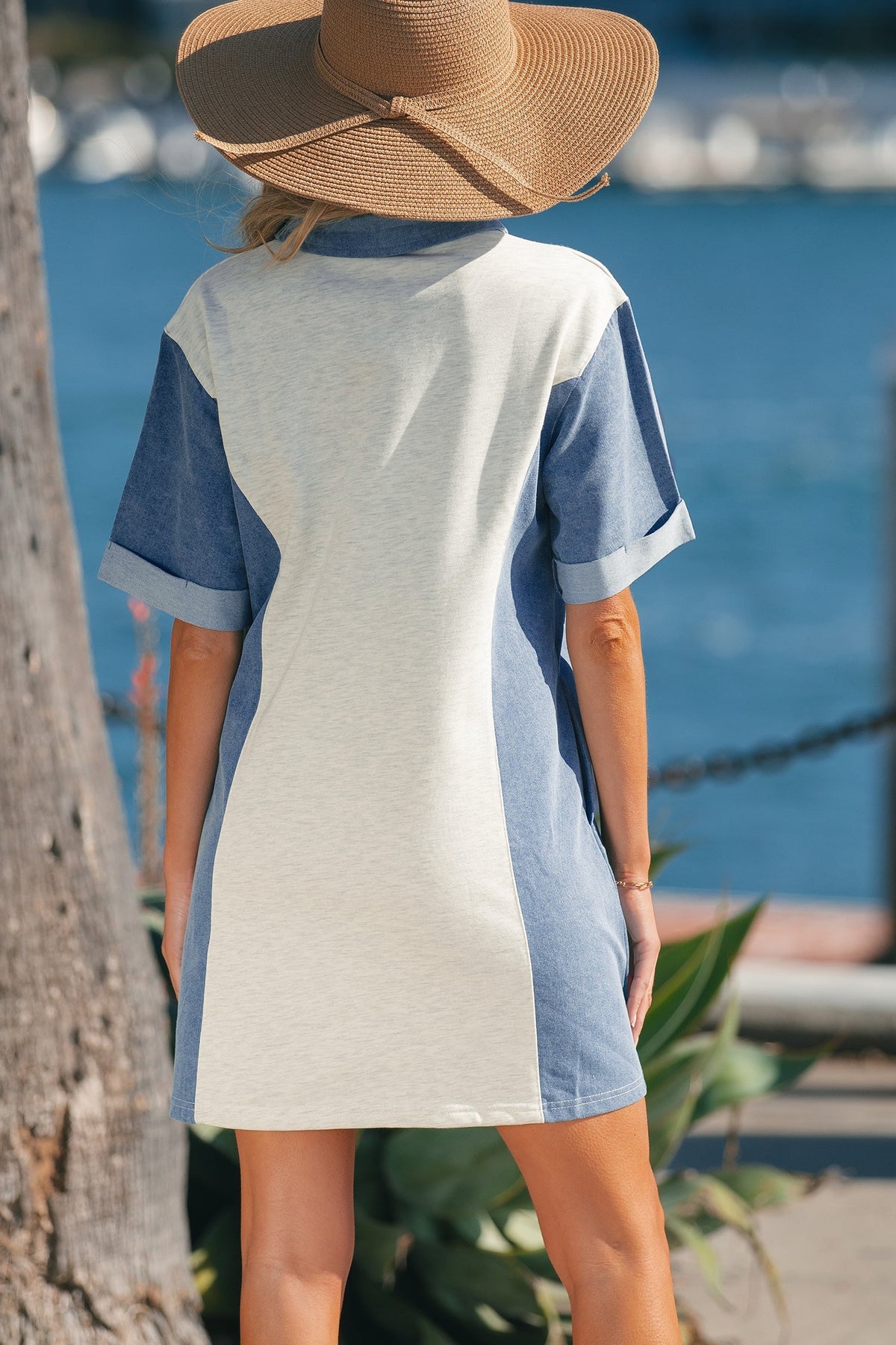 Threaded Pear Adelaide Polo Collar T Shirt
