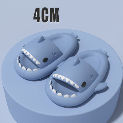 Funny Shark Cartoon Slides for Adults | Indoor & Outdoor Thick Sole Shark Slippers | Non-Slip EVA Cloud Slides for Men & Women