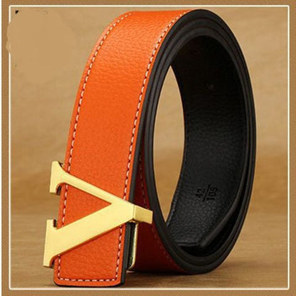 Men’s Personalized Leather Letter Belt | Initial Buckle Designer Style Belt for Men | Luxury Alphabet Motif Leather Waistband | Trendy Custom Letter Fashion Belt