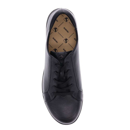 Athens Lace-Up Casual Sneaker - Black