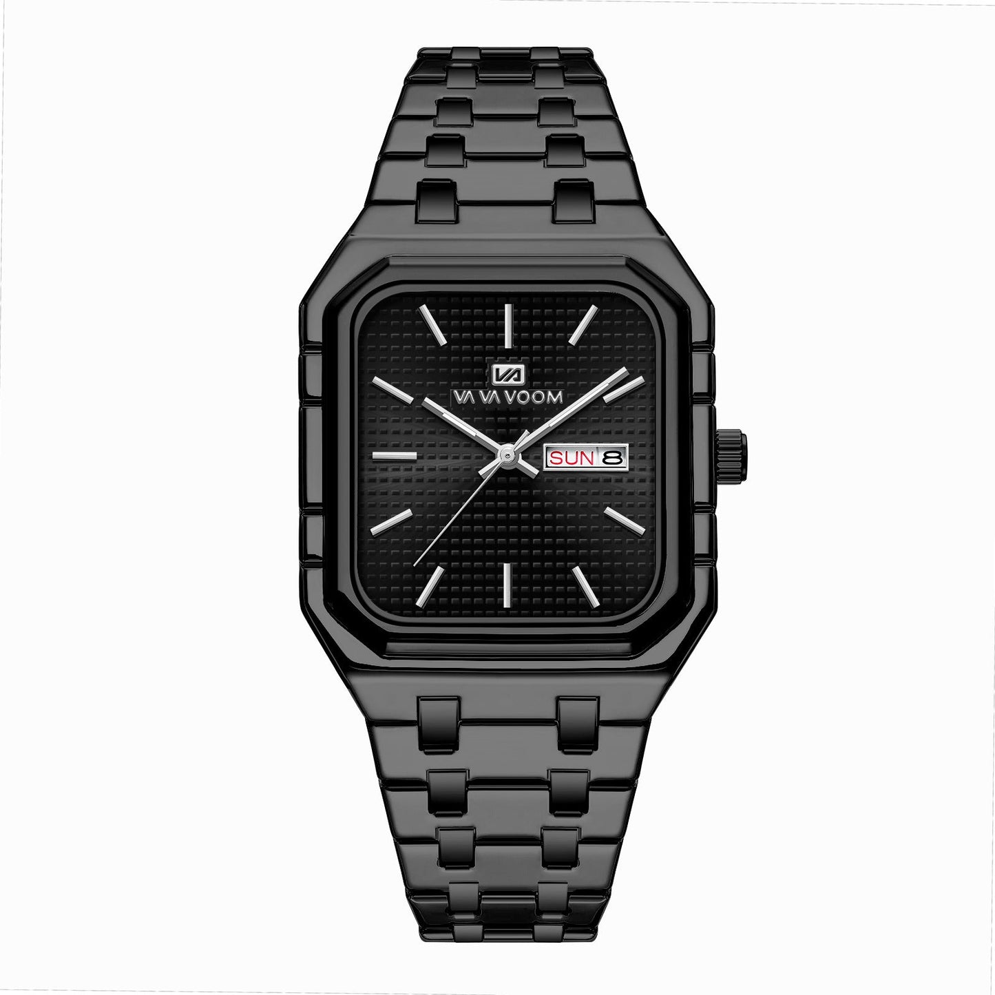 Men’s Luxury Luminous Square Watch | Trendy Square Dial Quartz Wristwatch | Modern Minimalist Glow-in-the-Dark Watch | High-Sense Fashion Waterproof Square Watch for Men