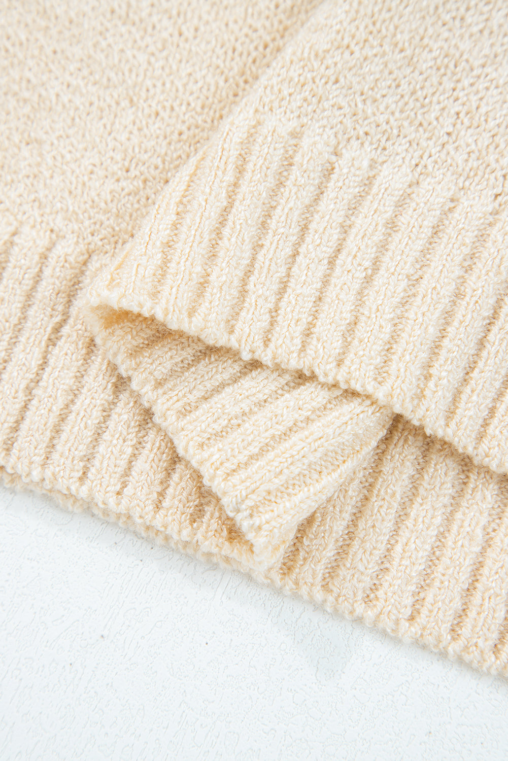 Threaded Pear Destiny Colorblock Cuffed Loose Sweater