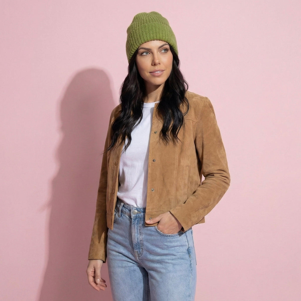 Anna-Kaci Soft Knit Winter Beanie with Warm Thick Ribbed Texture
