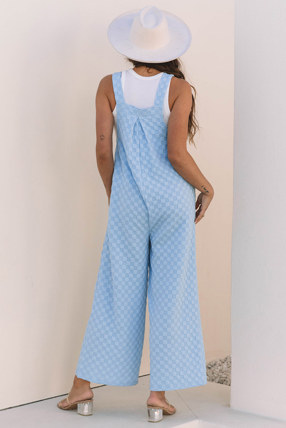 Threaded Pear Ava Waist Wide Leg Overall