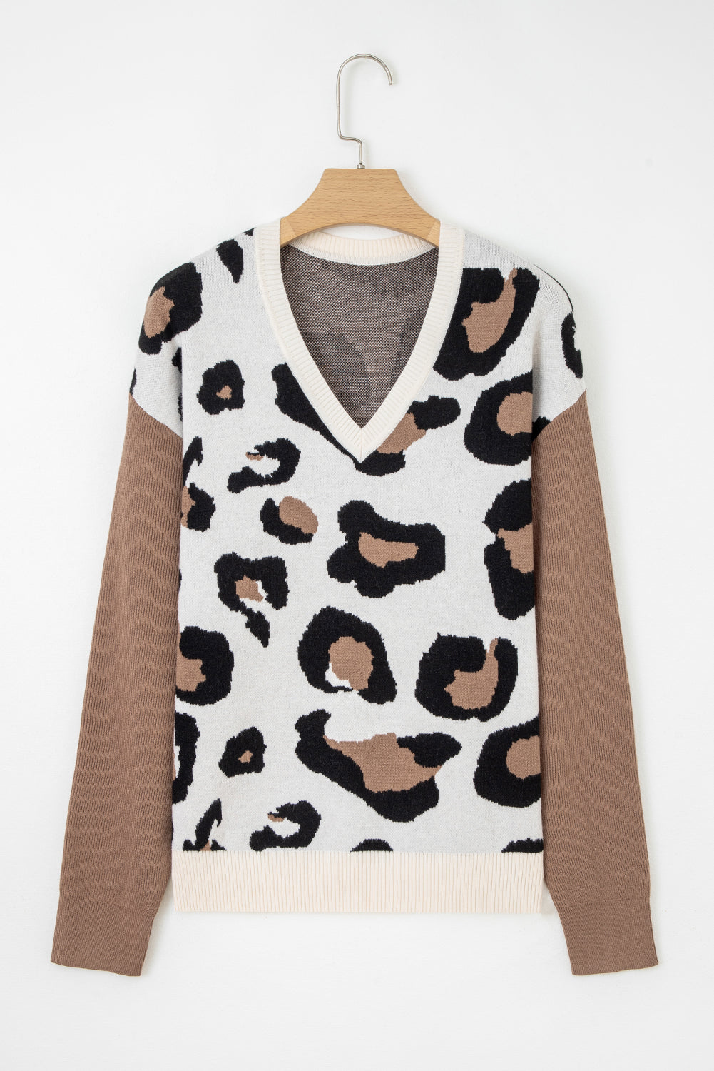 Threaded Pear Jocelyn Block Patchwork Sleeve Sweater