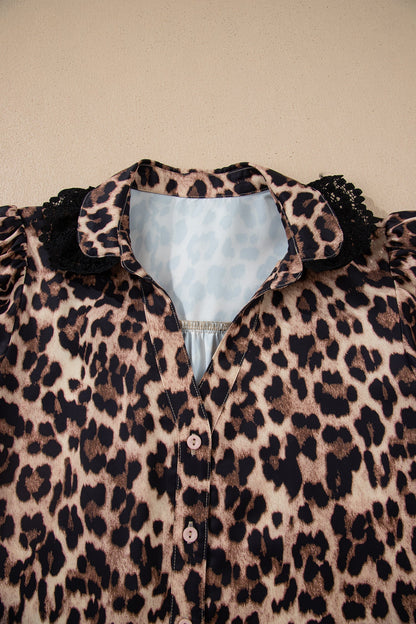 Threaded Pear Clare Trim Short Sleeve Shirt