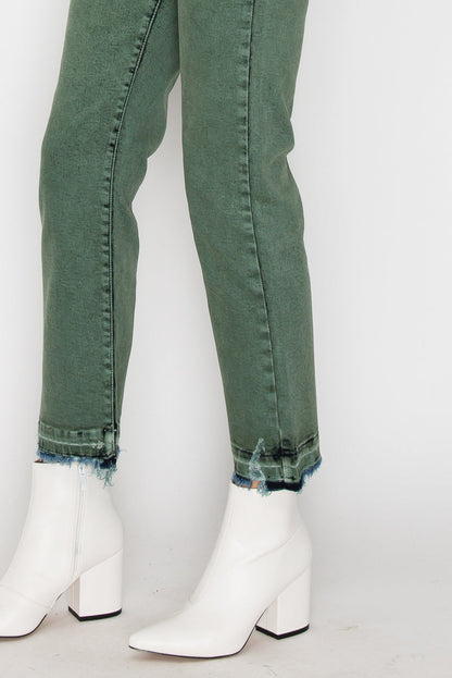 Elena Tummy Control High Rise Straight Jeans