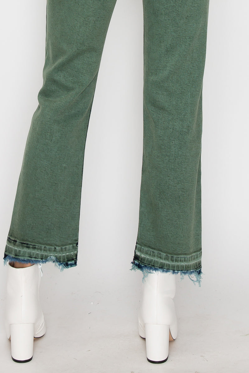 Elena Tummy Control High Rise Straight Jeans