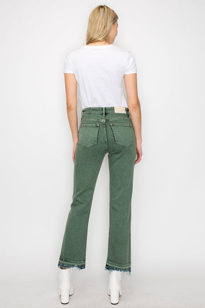 Elena Tummy Control High Rise Straight Jeans