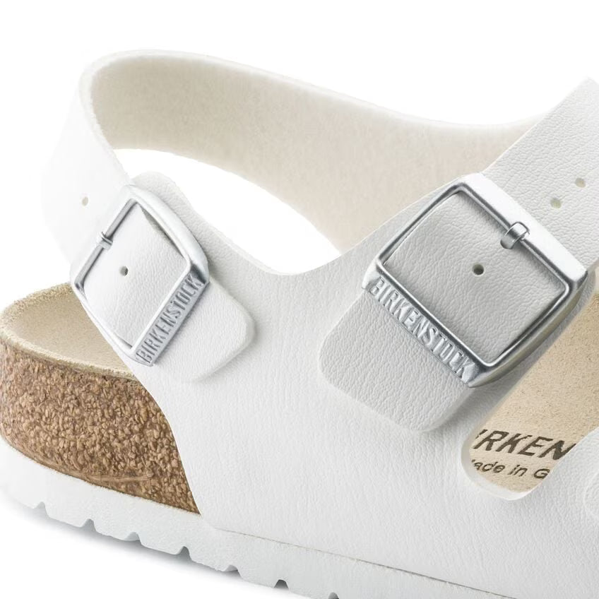 Birkenstock Milano Birko-Flor White Sandals