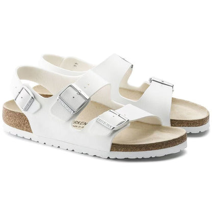 Birkenstock Milano Birko-Flor White Sandals