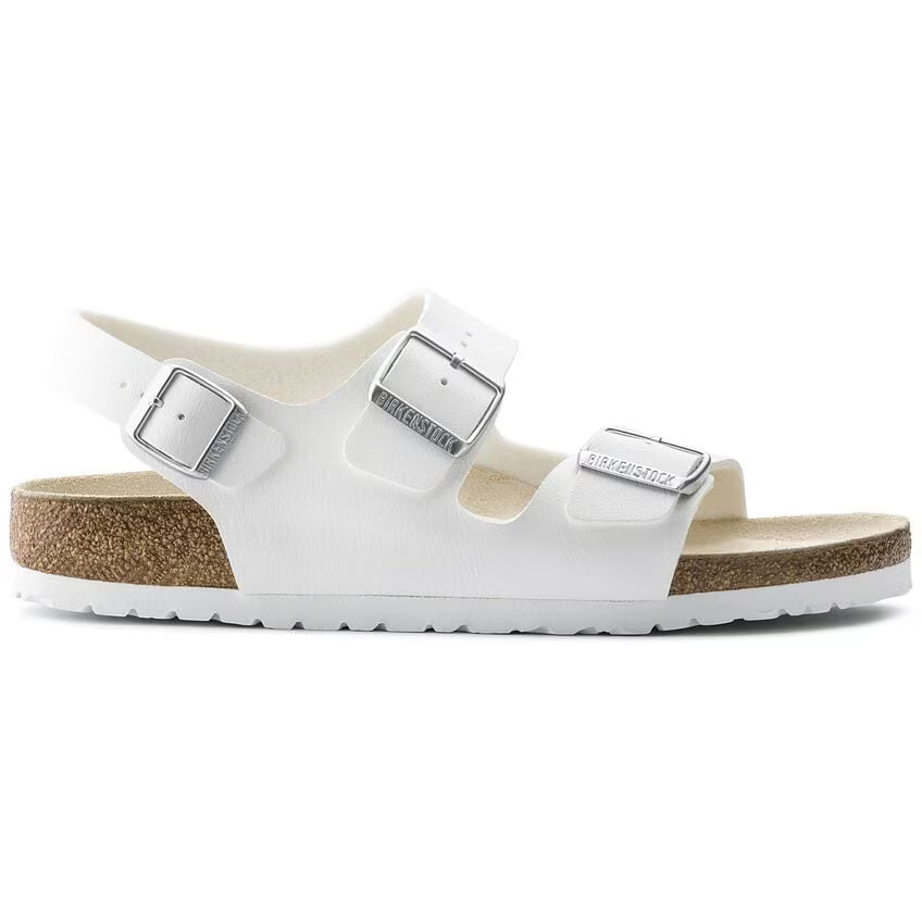 Birkenstock Milano Birko-Flor White Sandals