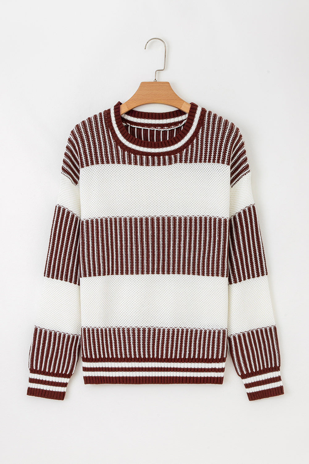 Threaded Pear Haley Drop Shoulder Loose Sweater