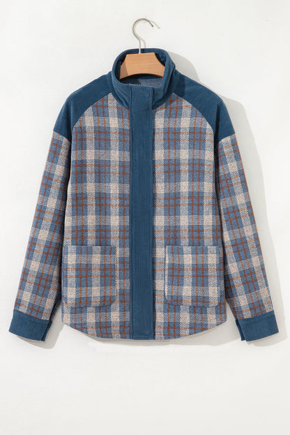 Threaded Pear Latara Zip Up Snap Jacket