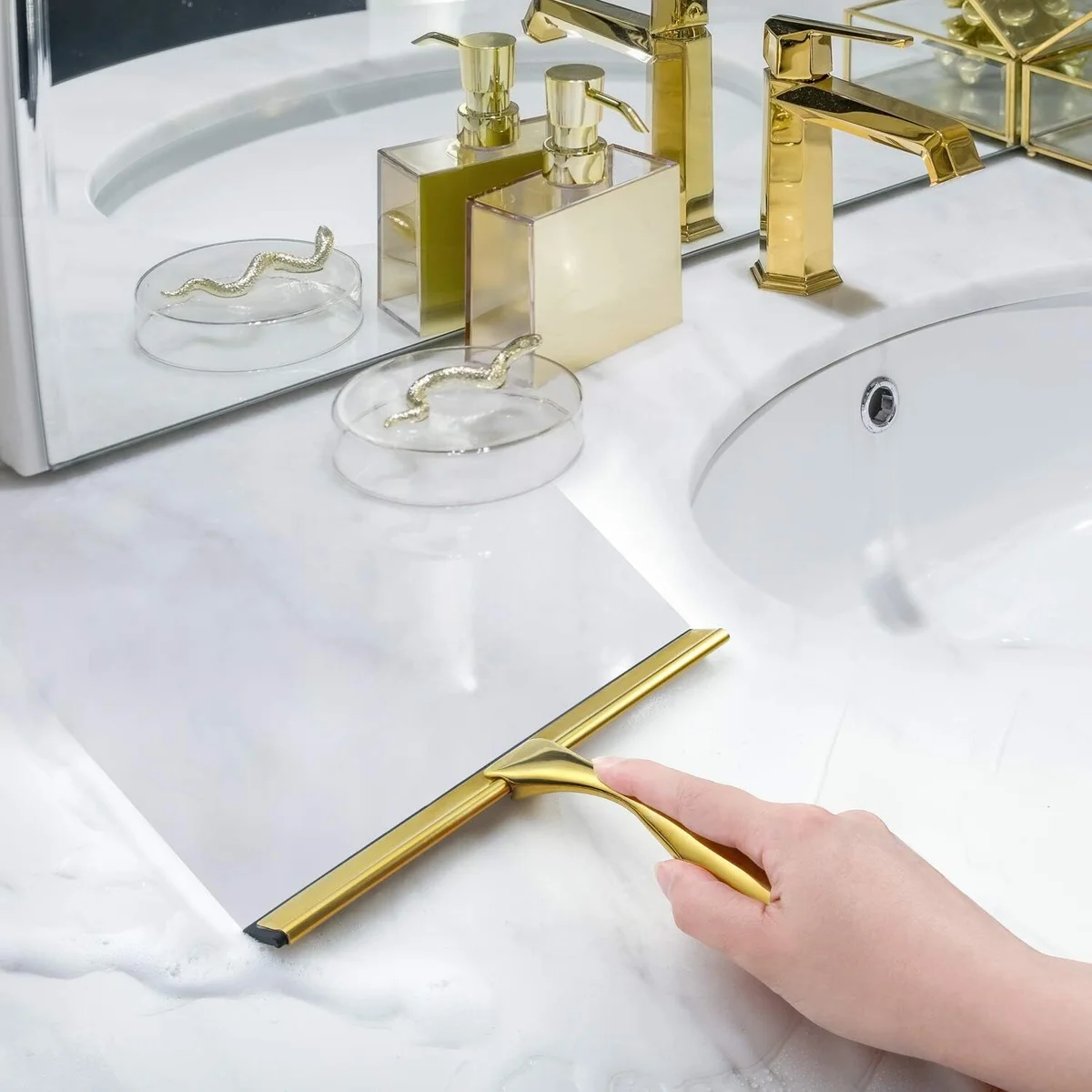 10" Shower Squeegee with 3M Hanger
