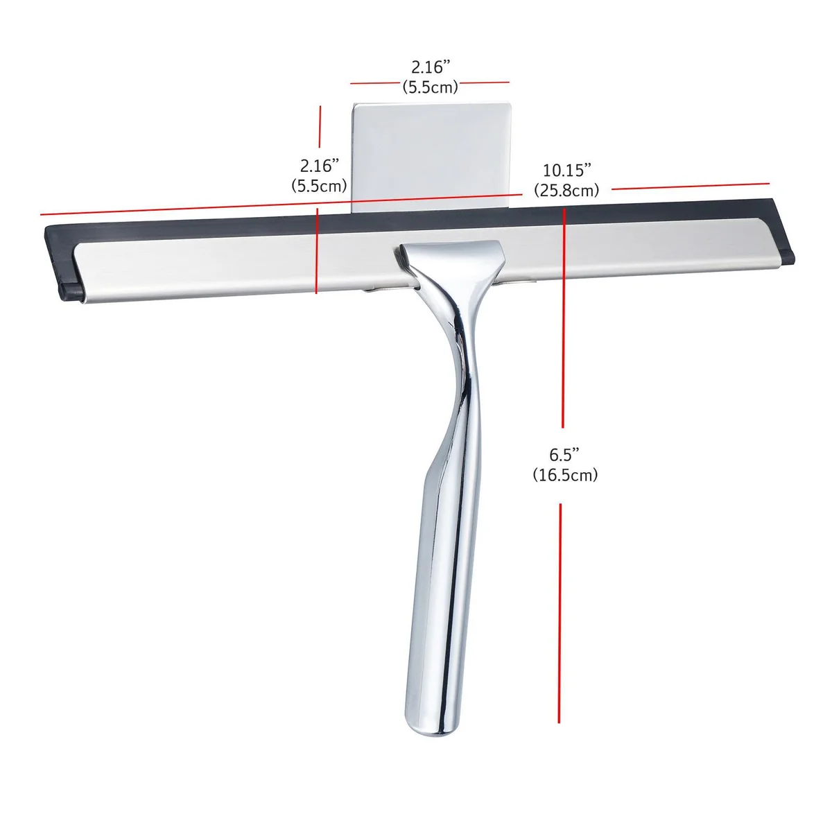 10" Shower Squeegee with 3M Hanger