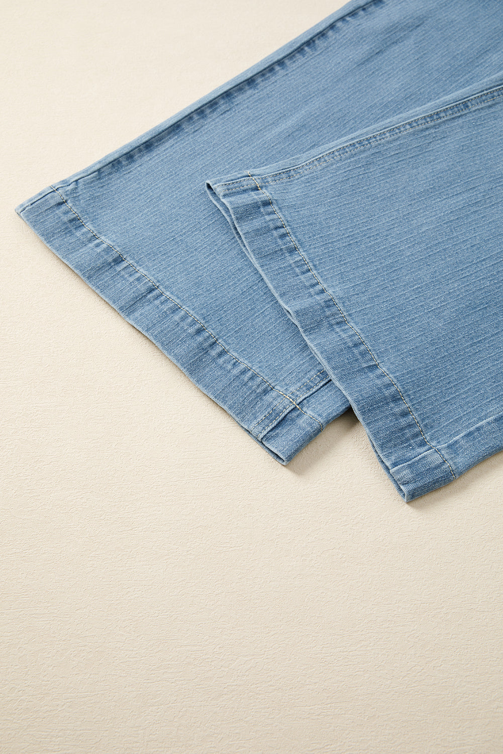 Threaded Pear Adelyn Textured Wide Leg PLUS Jeans