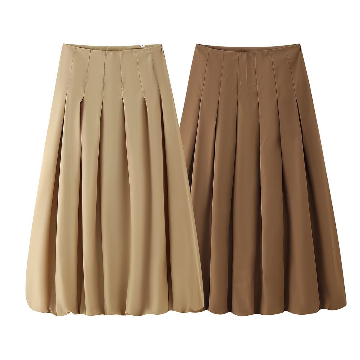 Short sleeved zipper top jacket+skirt set