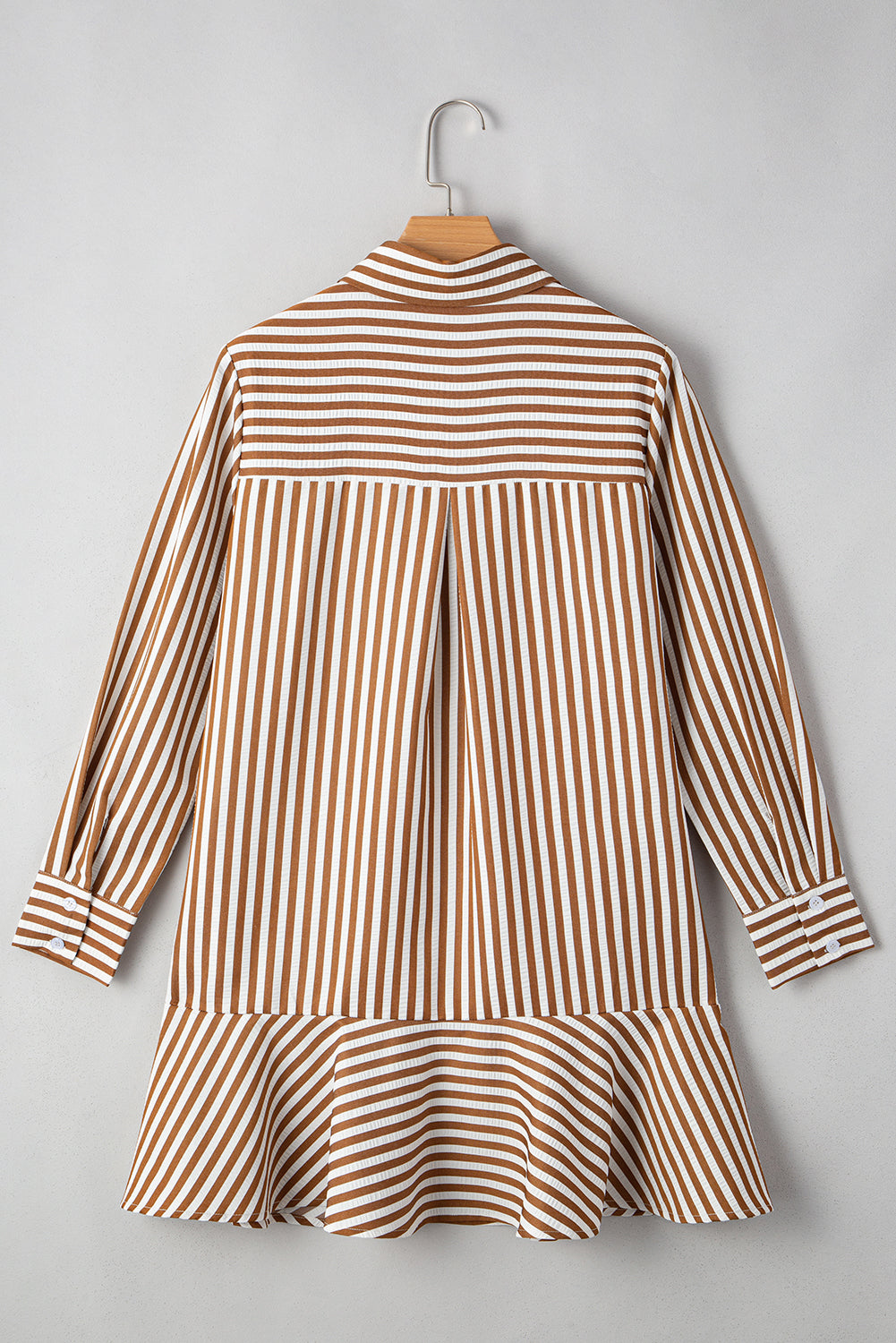 Threaded Pear Yamileth Shirt Mini Dress Long Sleeve Top